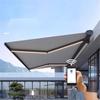 Full Cassette Retractable Electric Awning with LED Light