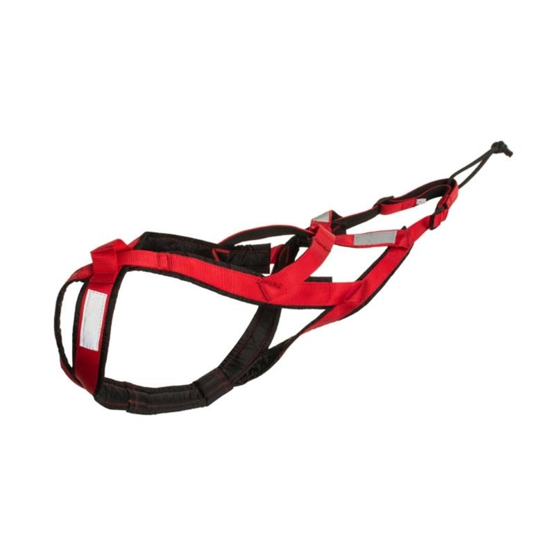 

Dog Adjustable Training Sled Harnesses Adjustable Wrap Belt for Weight Pulling M красный