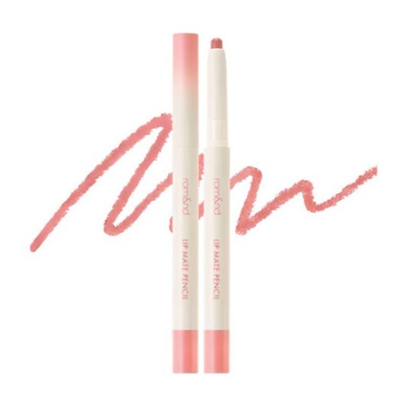 Rom&nd Lip Mate Pencil 0.5g Natural Lip Contour & Overlip Defining Pencil for Fuller-Looking Lips