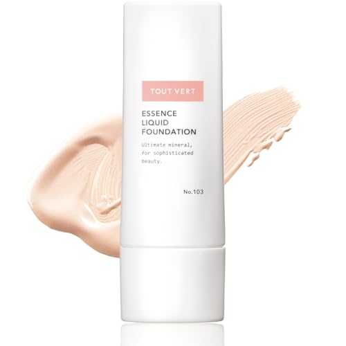 [Moisturizing and Glowing Skin] Tuveil Essence Liquid Foundation, Light Ochre, 40mL, Liquid Foundation, 79% Serum Ingredients, Moisturizing, Covers Da