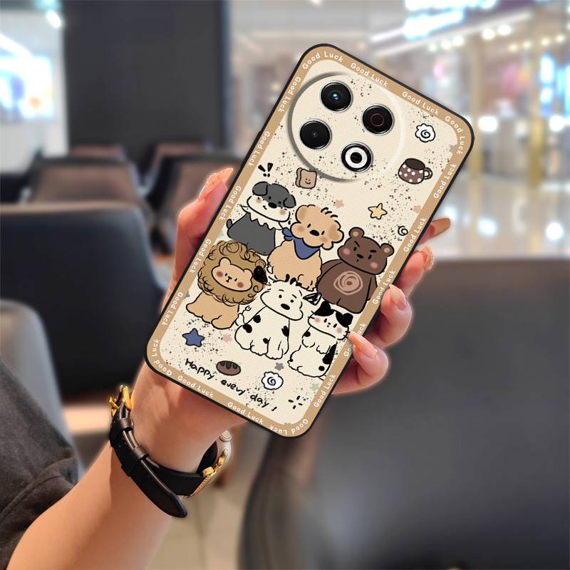 Shockproof Cartoon Phone Case For Tecno Spark30 Pro 4G/KL7 Graffiti Waterproof Anti-dust Full Wrap Back Cover Anti-knock