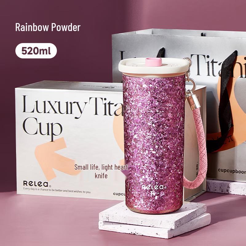 RELEA Elegant Pure Titanium Insulated Mug