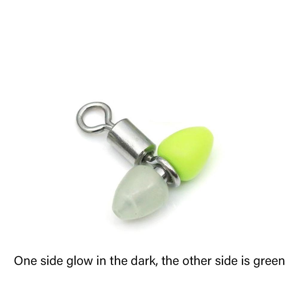 Rolling Design 3-Way Fishing Swivels Luminous Feature T-Shape Swivels  Outdoor Sports