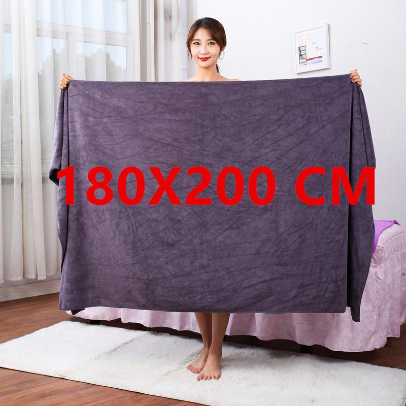 180X200 Cm Microfiber Bath Towel, Super Absorbent, Quick-Drying Soft And Environmentally Friendly Towel,
