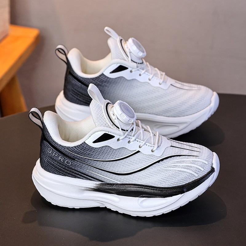 Youth Style Shoes Boys Breathable Running Shoes Kids Lightweight Anti-Slip Sports Sneakers Outdoor Indoor Use