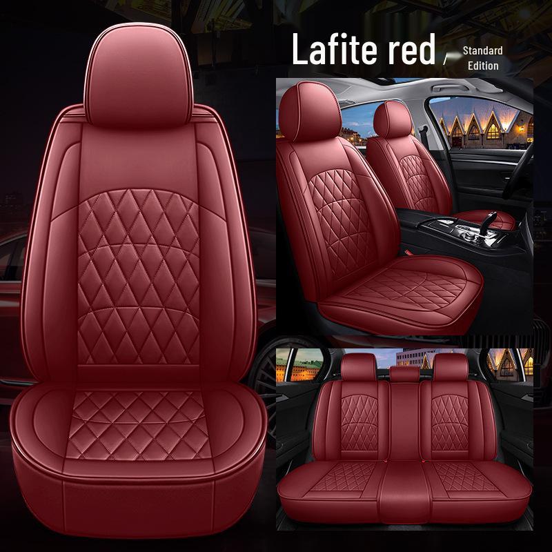 3D Full Surround Leather Car Seat Cover for Sedan - All-Season Cushion