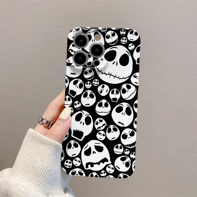 

Halloween Skull Emoji iPhone 15 Hard Case for 14 Pro Max iPhone 13 Pro