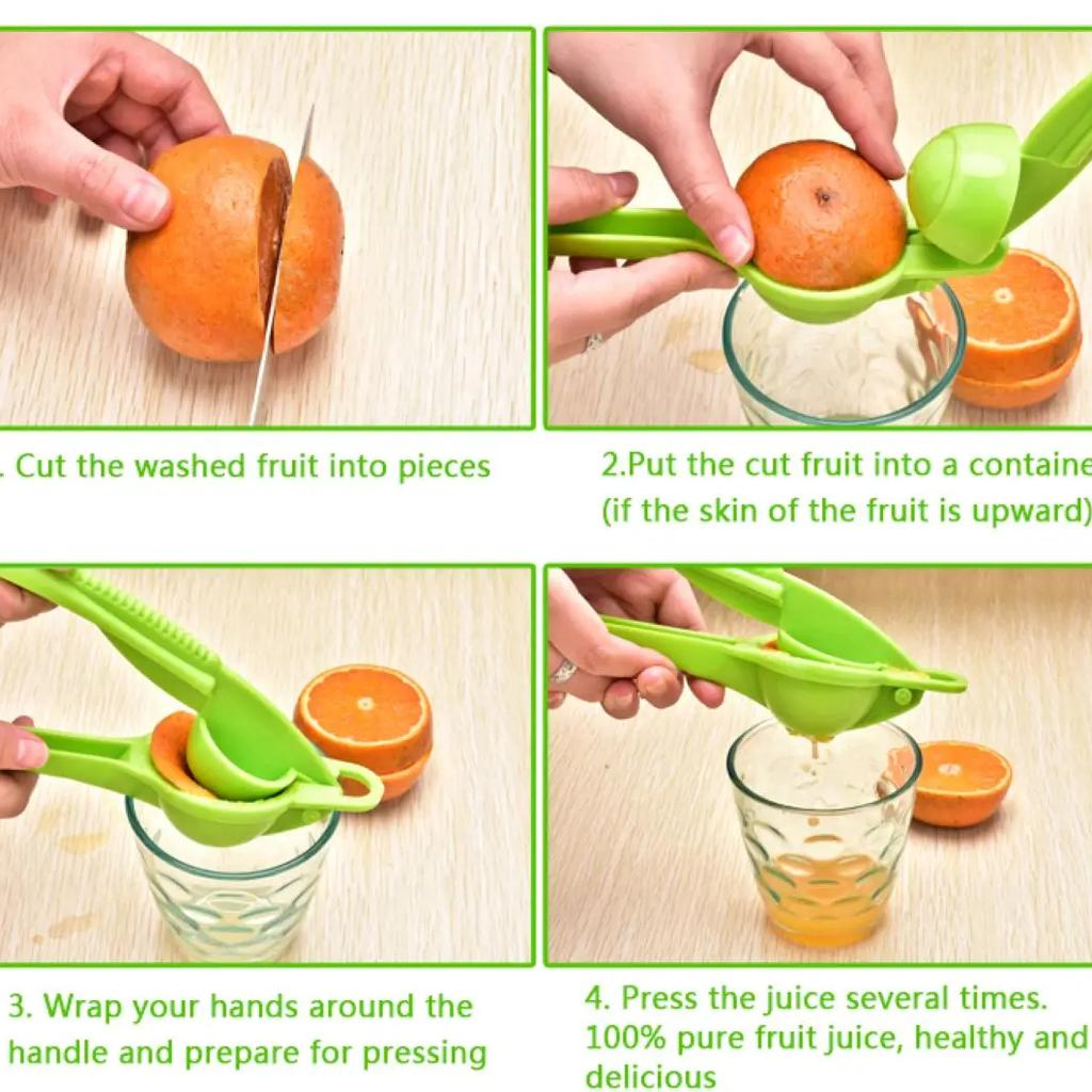 Lemon Orange Juicer, Manual Citrus Juicer, Manual Juicer Fresh Fruit Tool Kitchen Tool, Mini Fruit Lemon Clip, Kitchen Tool Juicer