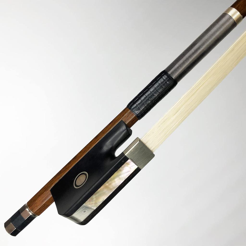 WinsterBow High Quality IPE Wooden Cello Bow Fernambuco Pernambuco Performance (4/4)