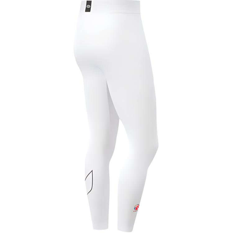 Li-Ning Professional Basketball Series Warm Comfortable Solid Color Sports Long Pants Men bottoms White AULU071-2