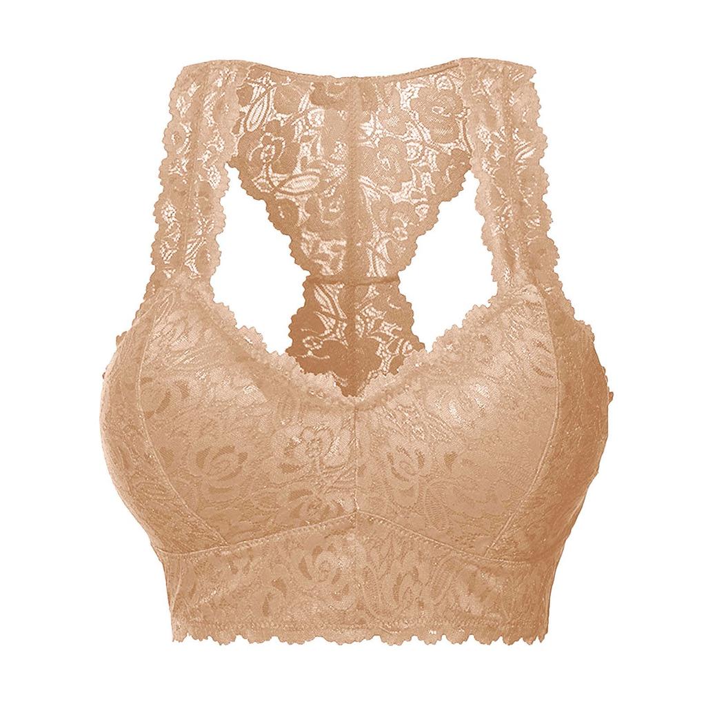 Women Solid Color Vest Crop LaceCamisole Lingerie Sexy V-Neck Underwear