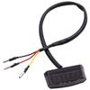 Aoling Motorcycle Tail Lamp Waterproof Small Mini Size Brake Lamp Position Lamp Wired