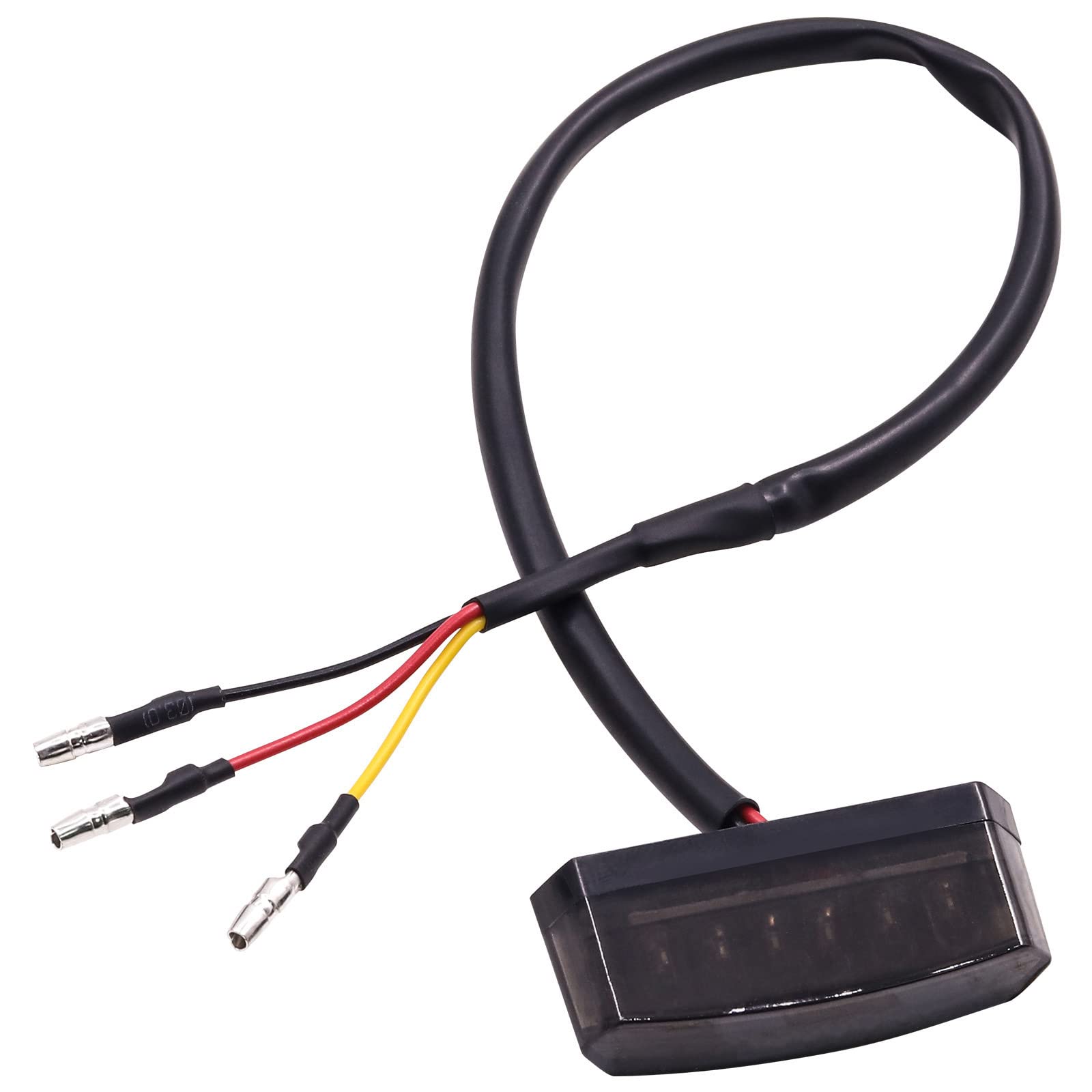 

Aoling Motorcycle Tail Lamp Waterproof Small Mini Size Brake Lamp Position Lamp Wired 5CM белый