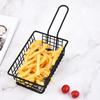French Fries Basket Snack Bucket Fried Chicken Chip Storage Basket Food Frying Basket Oil Strainer Creative Tableware Container