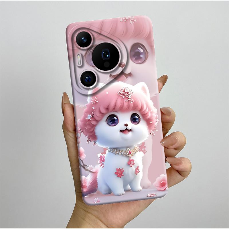 For Huawei Pura 70 Pro Case Pretty Butterfly Flower Soft Silicone Phone Case For Huawei Pura 70 Pura70 Pro 70Pro Plus Back Cover
