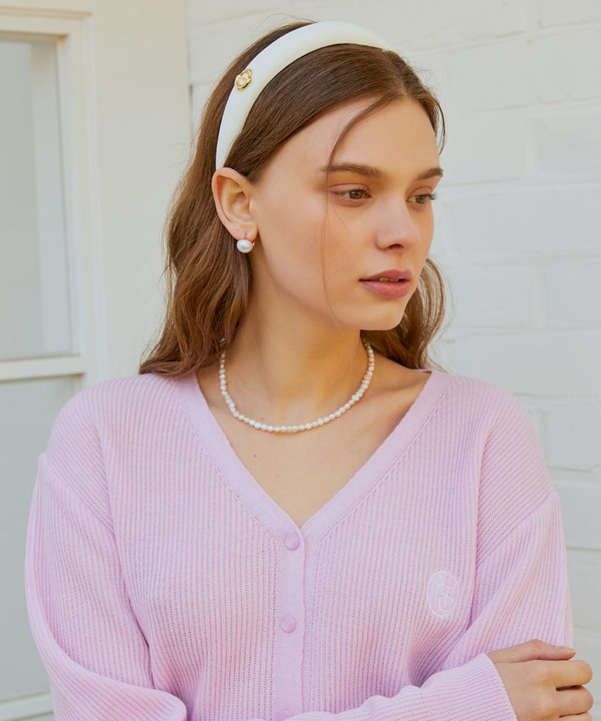 Anoetic Anc Gold Stamp Hairband_Ivory
