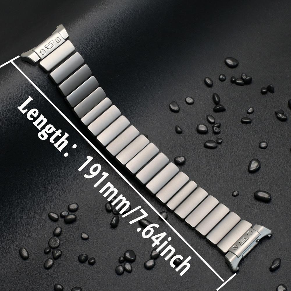 Curea Metalică Titan Business pentru Samsung Galaxy Watch Ultra 2025 47mm Curea de Mână Luxury din Cauciuc Pentru Galaxy Watch Ultra 2024 47mm