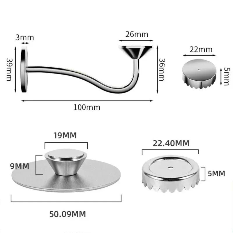 Stainless Steel Magnetic Soap Rack Multi-Functional Wall-Mounted Self-Drainage Bath Soap Dishes Kitchen Shower Room BXFZH03