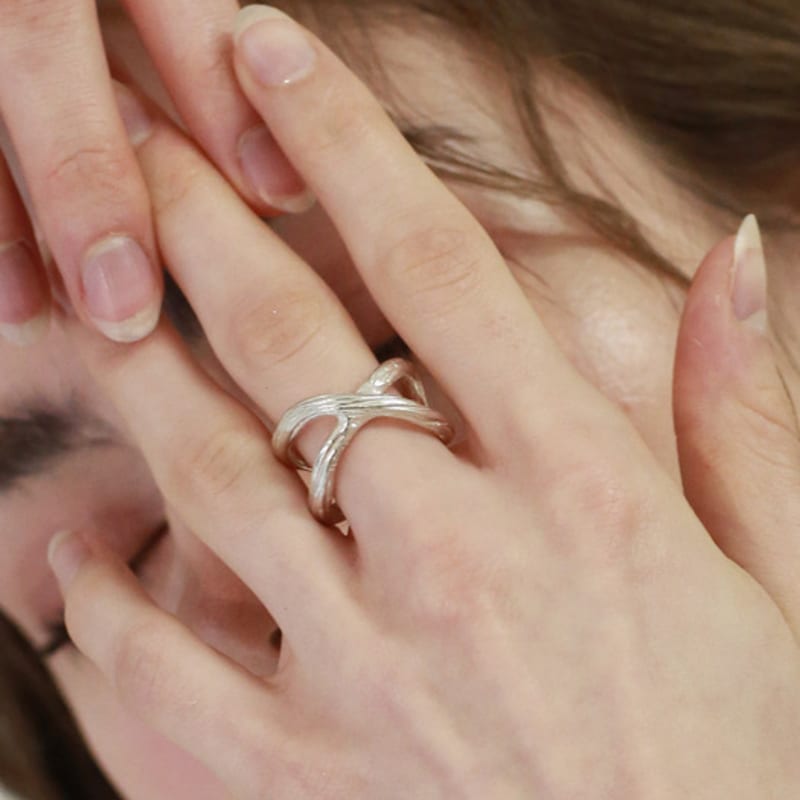 

REINDEER GIMYO RING 16 Silver