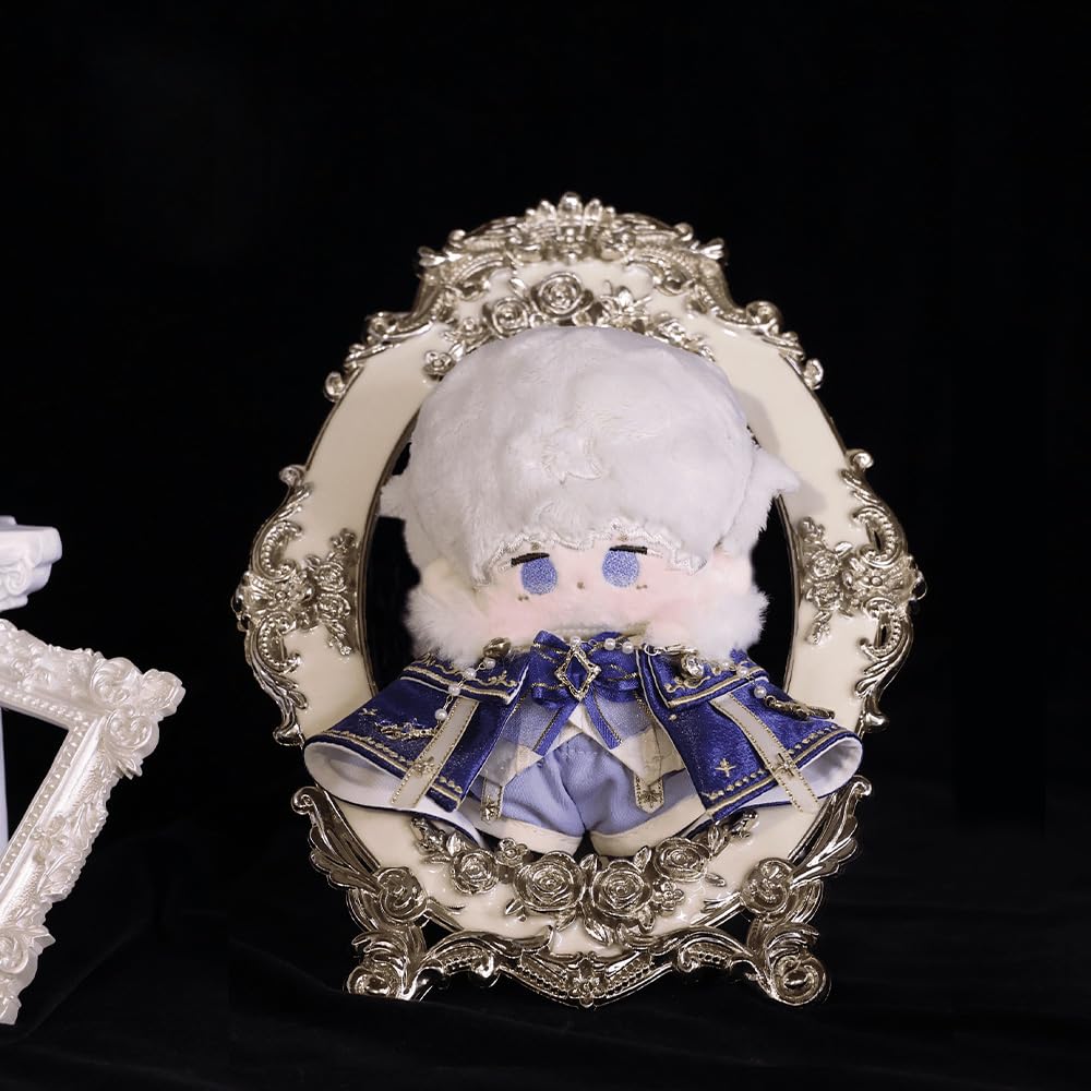 niannyyhouse Doll Clothes 10cm 20cm Blue Cape Suit with Shirt and Pants (10cm)