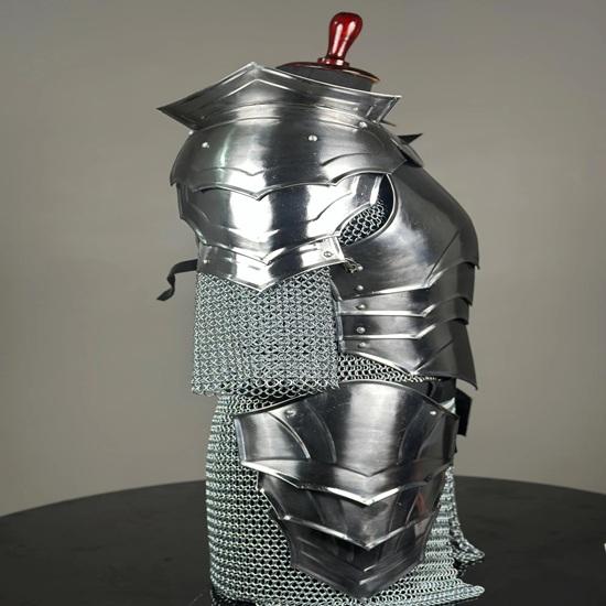 Rytířská zbroj Středověká německá plná zbroj Gotická 14. století Larp Cosplay Zbroj Dekorace Nejlepší dárek