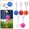 5pcs Golf Practice Balls with Keychain Sports Keyring Golf Training Balls Golfer Gift