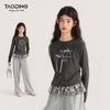 Taoding Girls' Breathable Long-Sleeve T-Shirt