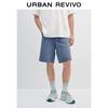 UR Men's Retro Washed Straight Denim Shorts
