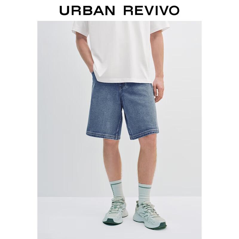 UR Men s Retro Washed Straight Denim Shorts 29