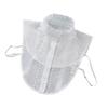 Elegant White Lace Detachable Collar Half Shirt For Women Fashion Apparel XXFB
