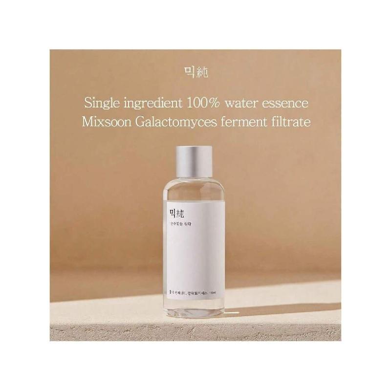 Mixsoon Galactomyces Ferment Essenz - Tiefe Feuchtigkeit, Tonusklärende Essenz für glatte Haut bei fahler Haut, Koreanische Hautpflege für Glas Haut - Vegan 100ml