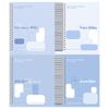 Blue Spiral B5/A5 Student Notebook - Large & Cute
