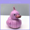 Whimsical Vegetable Duck Resin Sculpture For Home Decor And Collectors