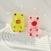 Glitter Capybara Sugar Stress Ball Anxiety Relief Clear Capybara Squeeze Toy Stretchy Slow Rising Relaxing Animal Pinch Fidget Toy