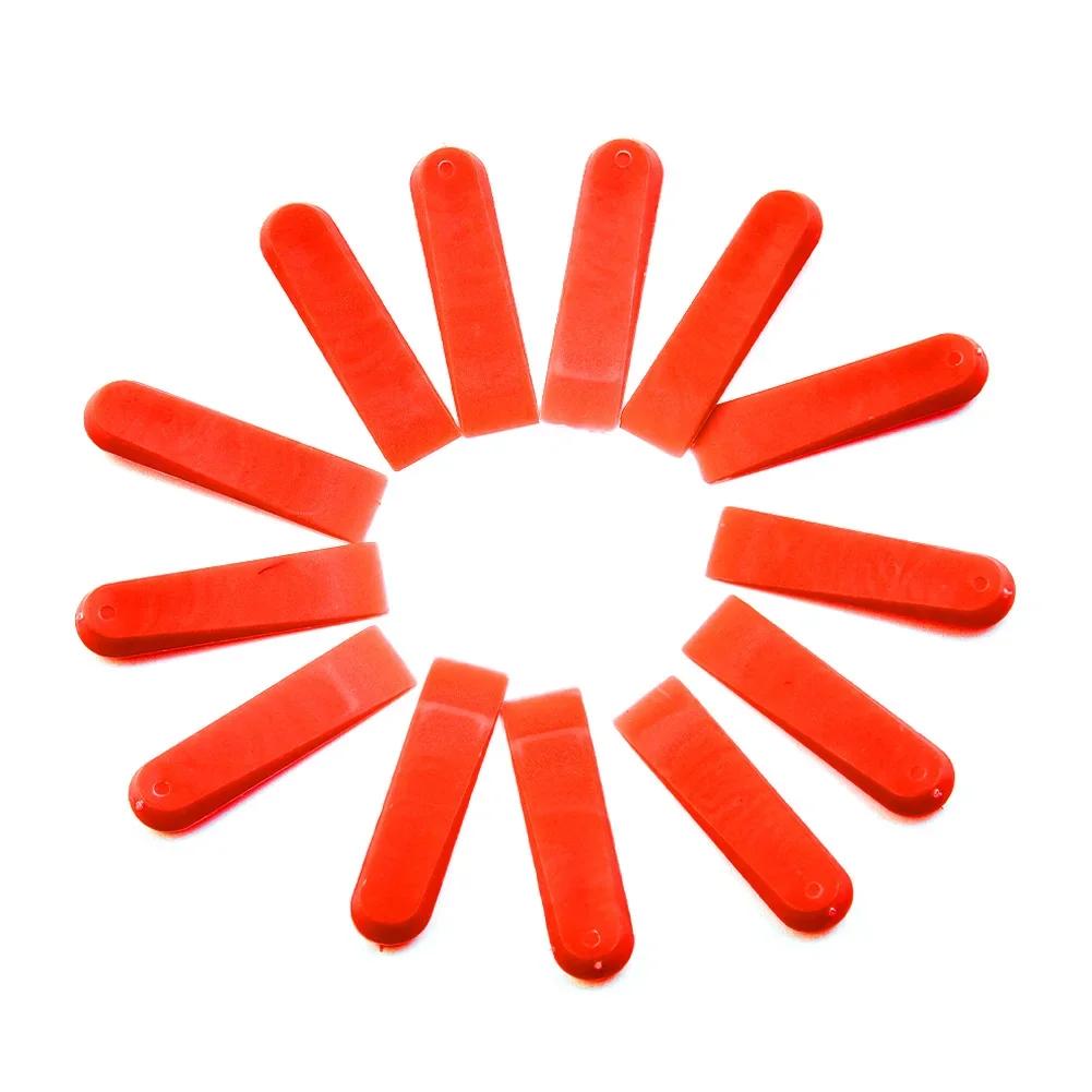100 X Tile Spacers Plastic Tile Leveling System Reusable Laying Level Wedges Red Leveler Wall Flooring Tiling Tools