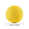 2Pcs Sisal Cat Scratching Ball 8cm Kitten Chasing Ball Cat Sounding Toys  Cat Accessories