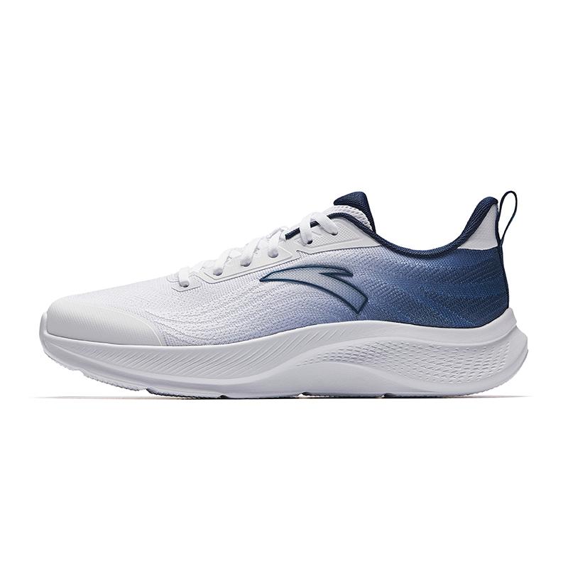 

New Anta Cushioning Height Increasing Lightweight Breathable Low Top C37 Technology Casual Running Shoes Men s White Blue 912535503-2 43