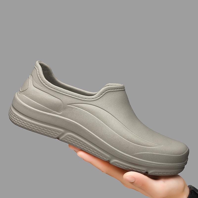 Fashion Men's Outdoor Chef Shoes Platform Waterproof Lightweight Garden Sandals Oil Resistant Women's Casual Walking Shoes Large Size