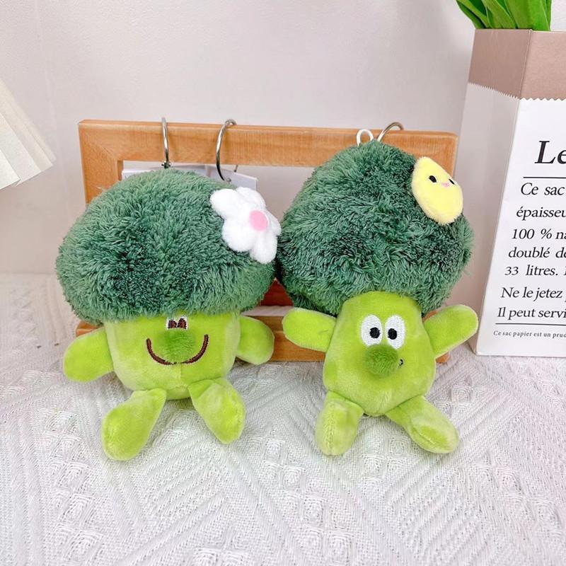 Jucării Drăguț Nou Legume Broccoli Pandantiv Creativ Jucărie de Plus Breloc Geantă Decorație agățată pentru cupluri