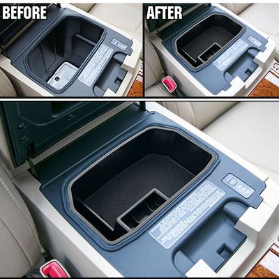 For Toyota Land Cruiser LC200 Lexus Lx570 J200 2008 - 2016 2017 2018 2019 2020 Armlene Oppbevaringsboks Skuff Senterkonsoll Organizer