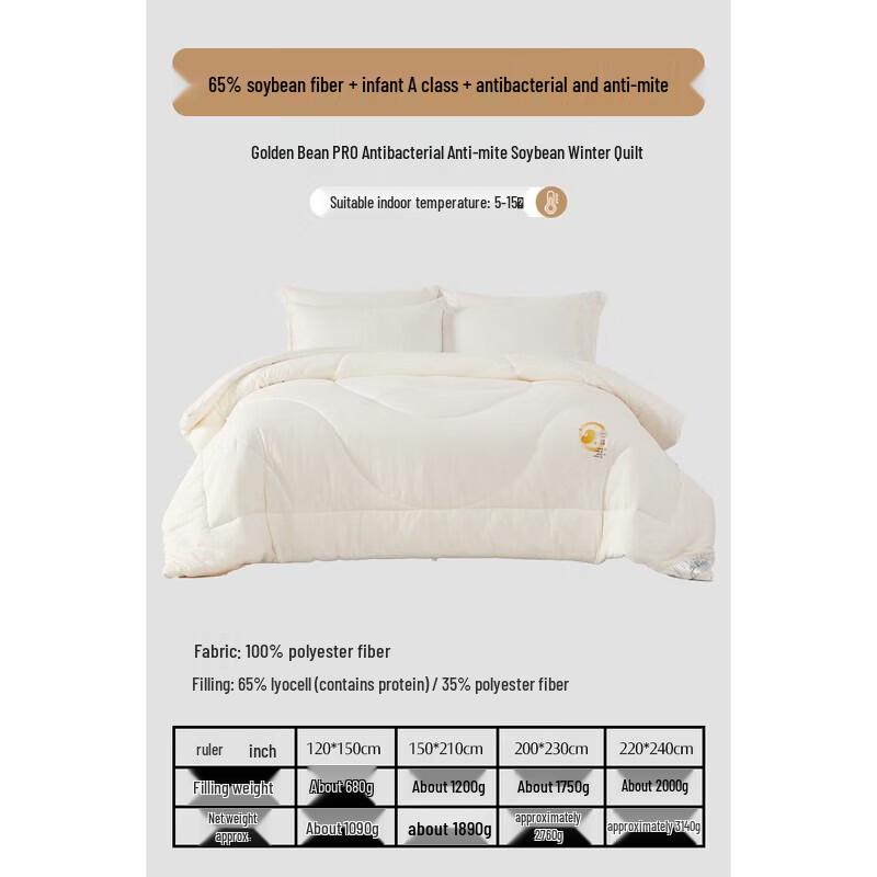 Mercury Home Textiles Soybean Fiber Quilt