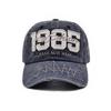1pcs Vintage Baseball Hat with Digital Embroidery Adjustable Casual Hip Hop Sun Hats Suitable For Daily Wear Outdoor Activities