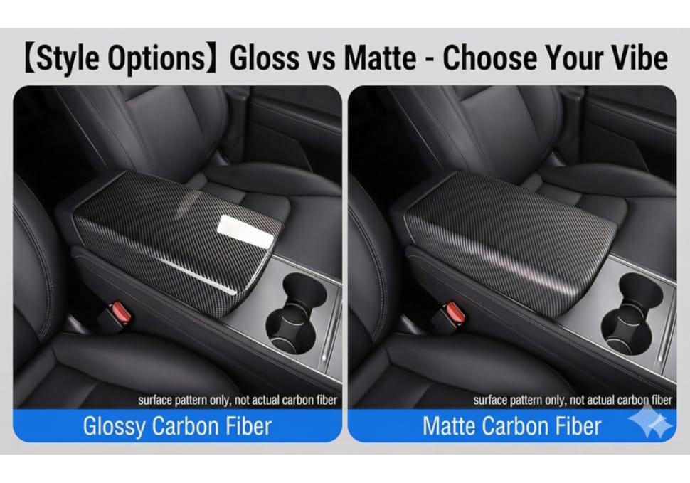Armrest Cover for 2025/2026 Tesla Model 3/Y
