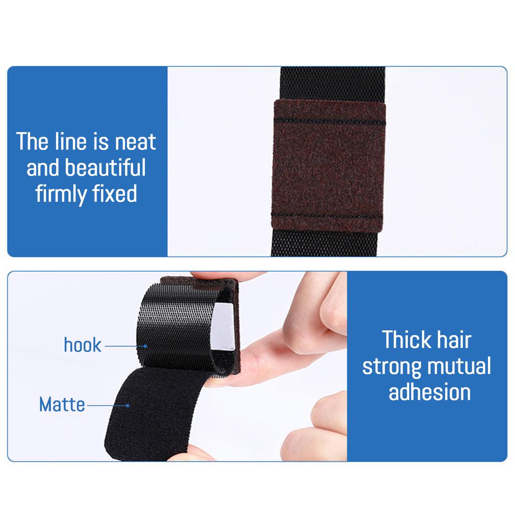 6x Felt Furniture Pads with Hook & Loop Fasteners Wrap-Around Felt Floor Saver Chair Sled Floor Glides Tubing Protector