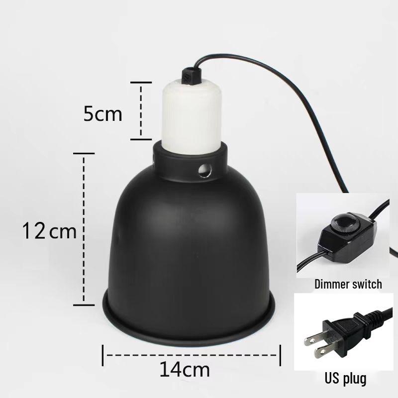 Turtle Basking Reptile Lamp: Adjustable Heat-Resistant Sun Lamp Cover with Focused Light and Heat Control
