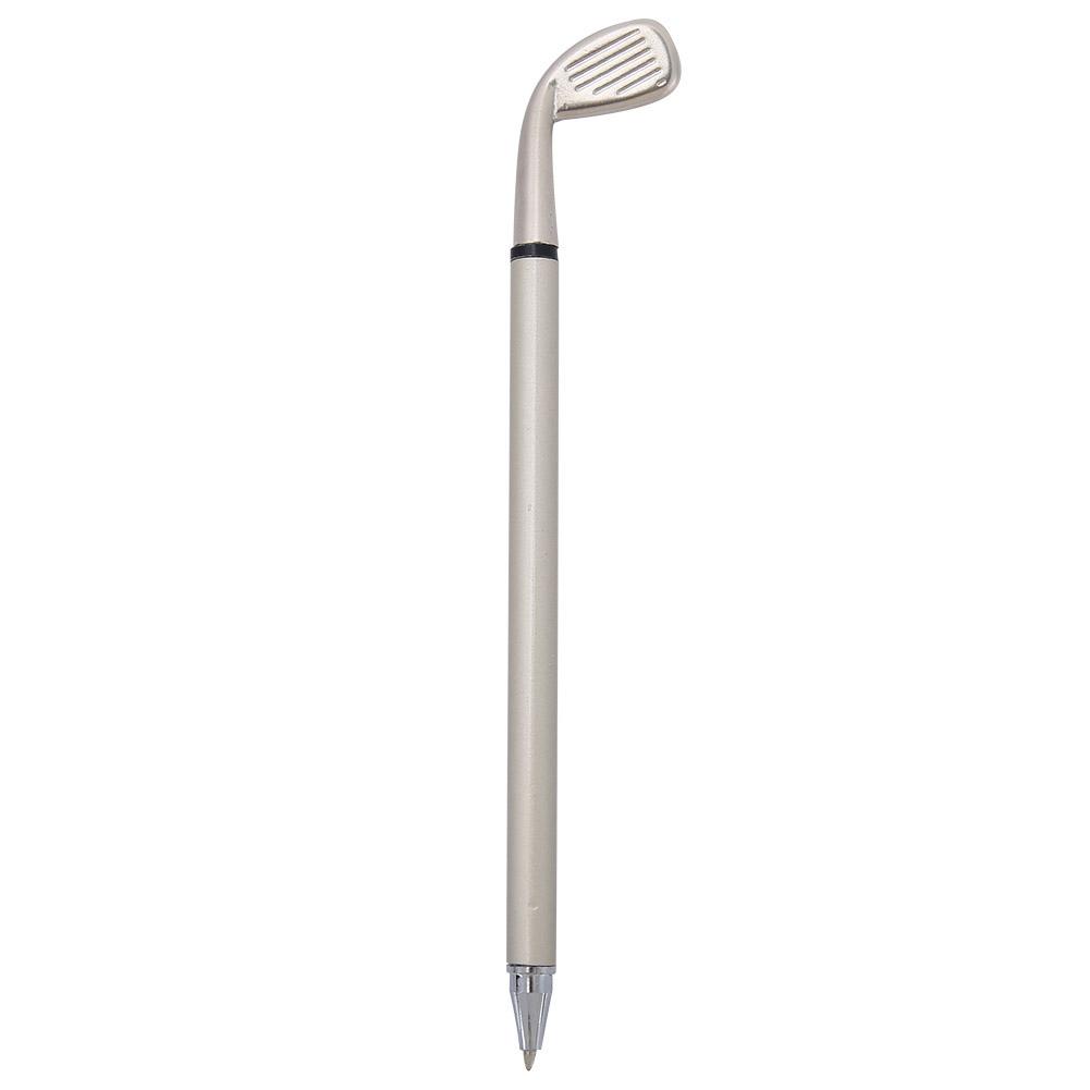 Soporte de Escritorio Portaplumas con Forma de Bola de Golf con un Bolígrafo y un Reloj Decoración de Escritorio Regalo de Golf(azul)