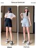 Summer Maternity Wide-Leg Casual Shorts - Loose, Non-Tightening Belly, Three-Quarter Length for Petite