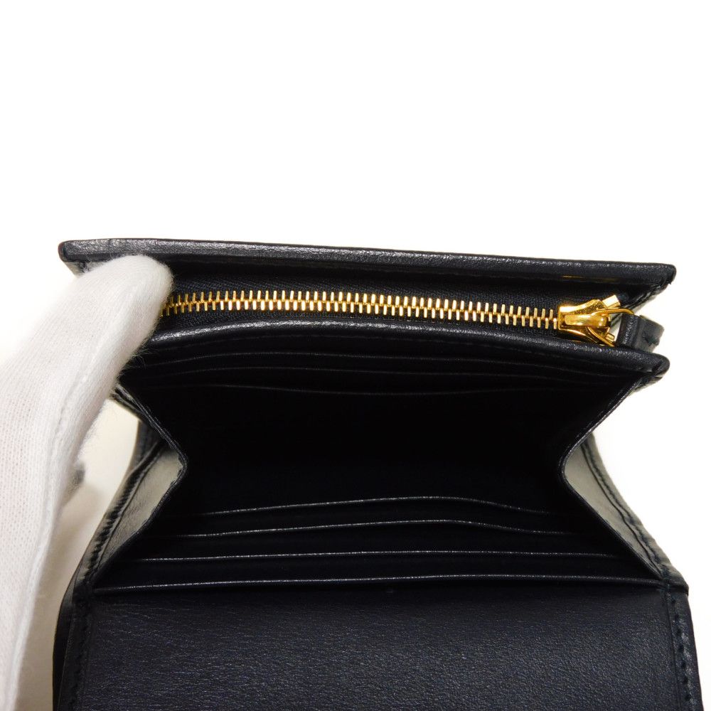 Used 9539 Horsebit 1955 Small Wallet 621891 H58AG 2599 7941 Navy Excellent Condition Japan Limited Canvas Beige Unisex