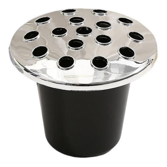 Cemetery Flower Holder with Lid Graveyard Memorial Vase Cemetery Flowerpot for Flower Arrangement Cemetery Decorations