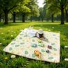 Aluminum film picnic mat moisture proof mat thickened outdoor floor mat picnic cloth spring outing mat camping mat tent mat